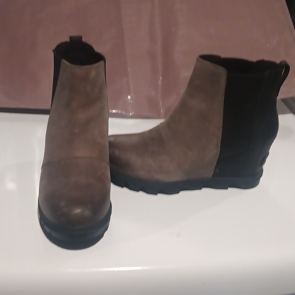 Sorel Waterproof Wedge Boots